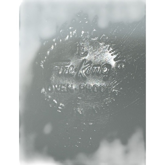 Vintage 70's Anchor Hocking Fire King Meadow Green Pattern 1 Quart Round Dish - Picture 3 of 8